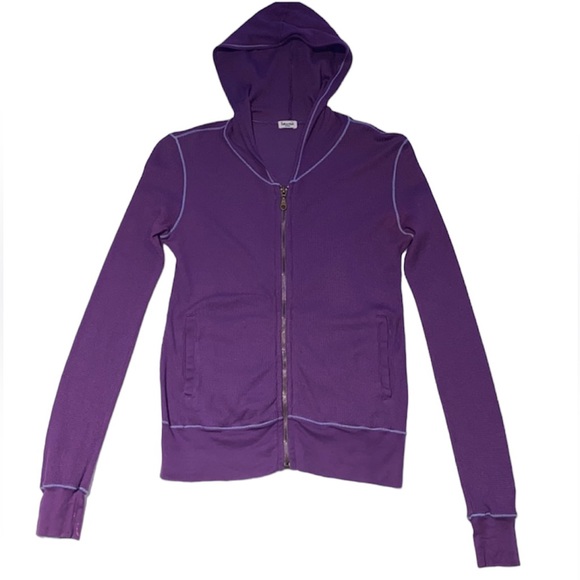 Splendid Tops - Women’s Splendid Purple Zip-Up Jacket Hoodie Small